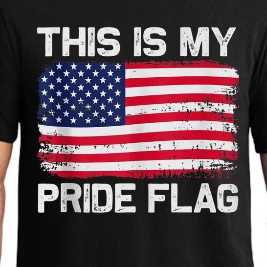 This Is My Pride Flag USA American Pajama Set