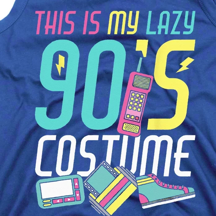 This Is My Lazy 90s Costume Retro 1990s Theme Party Nineties Tank Top