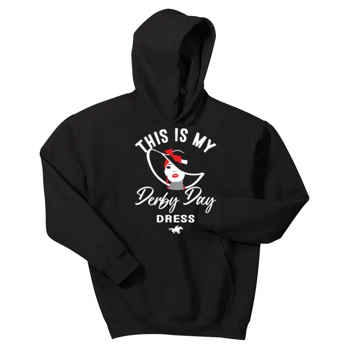 This Is My Derby Day Dress Kids Hoodie