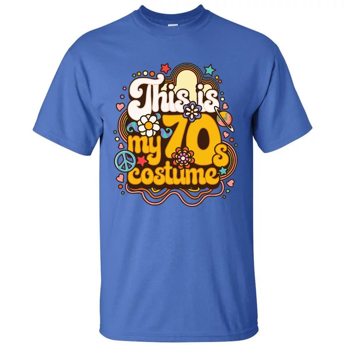 This Is My 70s Costume Theme Party Hippie Retro Friends Tall T-Shirt