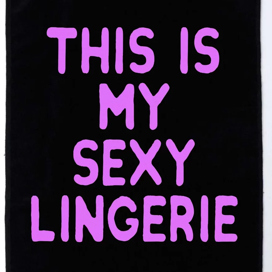 This Is My Sexy Lingerie Night Costume For Wife Platinum Collection Golf Towel