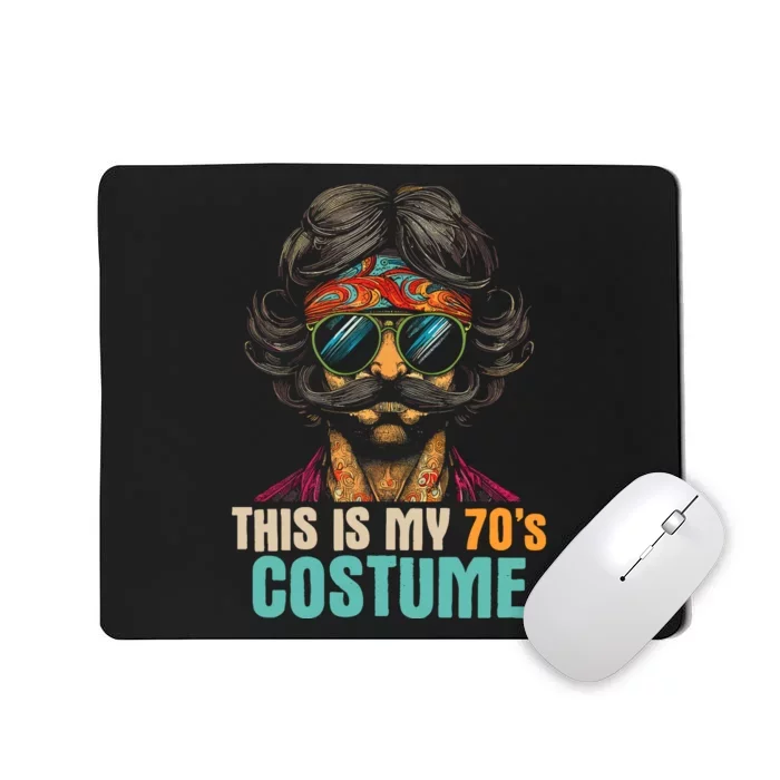 This Is My 70s Costume Vintage Disco Hippie Theme Party Mousepad