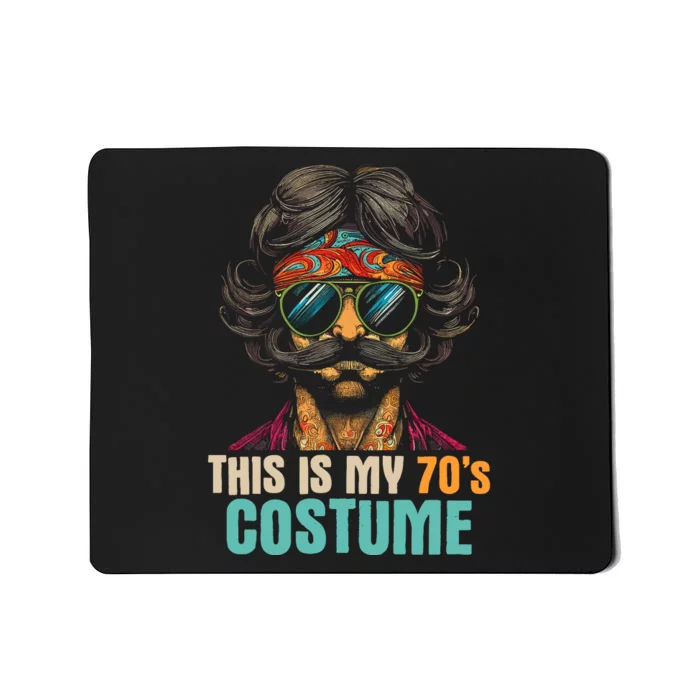 This Is My 70s Costume Vintage Disco Hippie Theme Party Mousepad