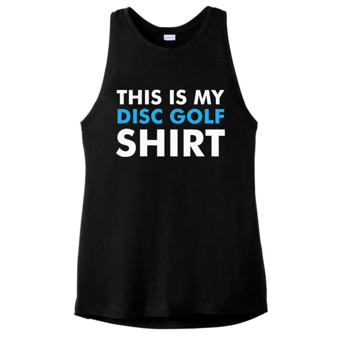 This is my Disc Golf for Disc Golf Course Ladies Tri-Blend Wicking Tank