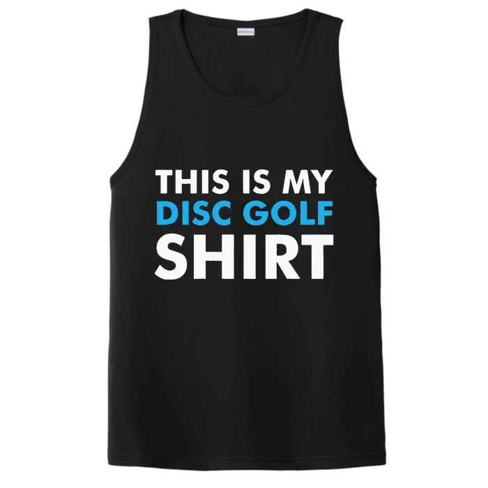 This is my Disc Golf for Disc Golf Course Performance Tank