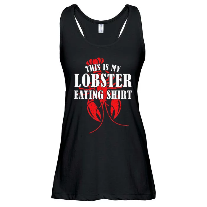 This is My Lobster Eating Lobster Ladies Essential Flowy Tank