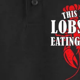 This is My Lobster Eating Lobster Dry Zone Grid Performance Polo