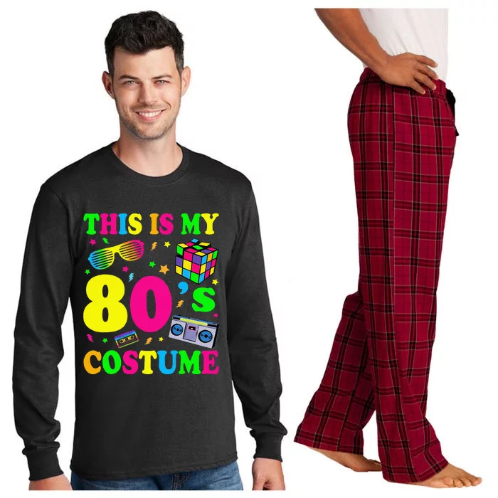 This Is My 80s Costume Fancy Dress Party Idea Halloween Long Sleeve Pajama Set