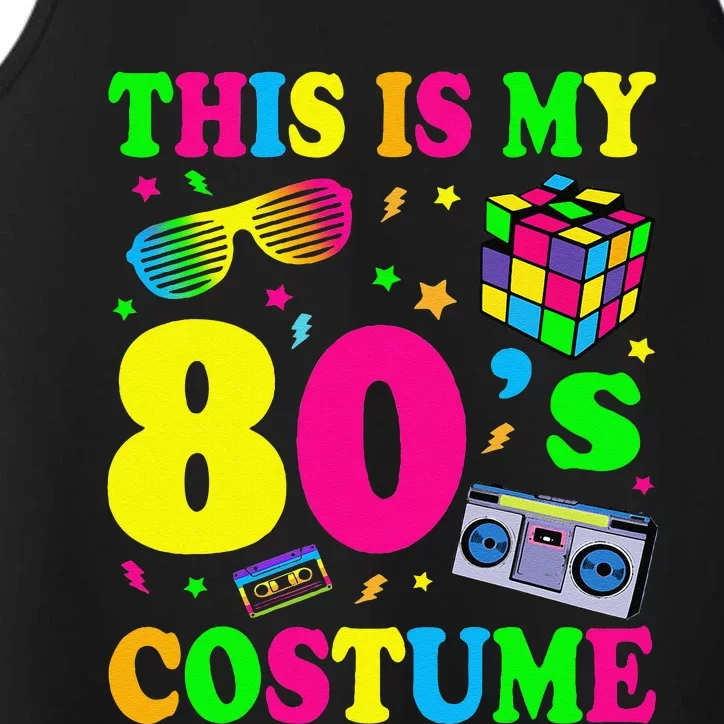 This Is My 80s Costume Fancy Dress Party Idea Halloween Performance Tank