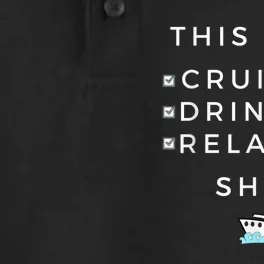 This is My Cruising Drinking Shirt - Tee for Cruise Vacation Dry Zone Grid Performance Polo