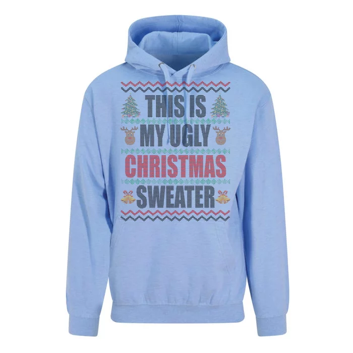 This Is My Ugly Christmas Sweater Design Unisex Surf Hoodie