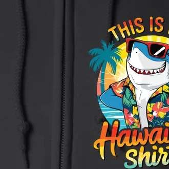 This Is My Hawaiian Tropical Luau Costume Party Hawaii Full Zip Hoodie