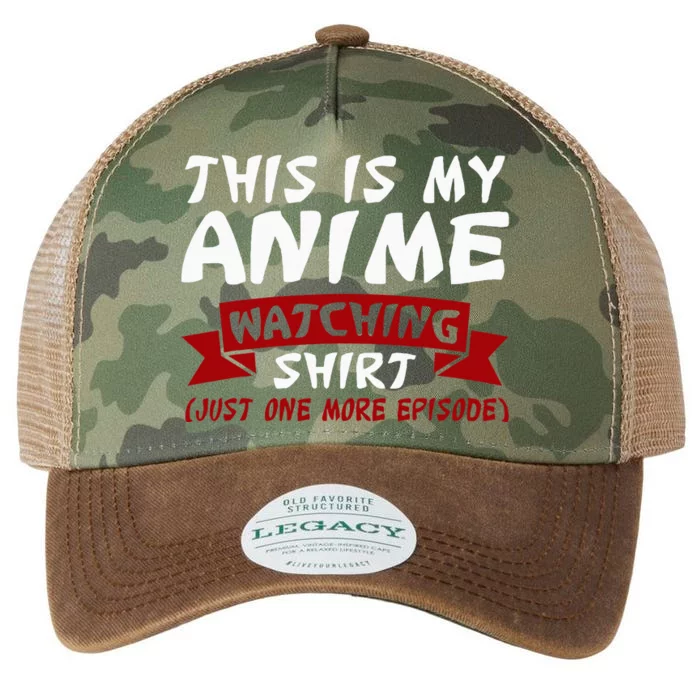 This is my Anime Watching Anime Merchandise Waifu Gift Legacy Tie Dye Trucker Hat