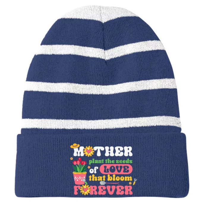 This is My Gardening. Garden Gardening Gardeners Striped Beanie with Solid Band