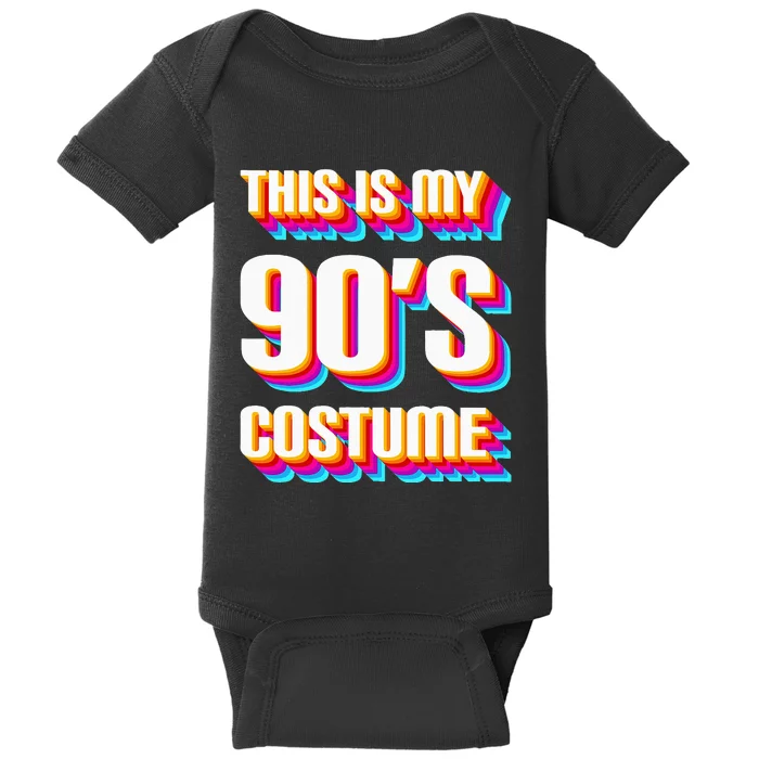 This is my 90's Costume Nineties Party Dress Retro Baby Bodysuit