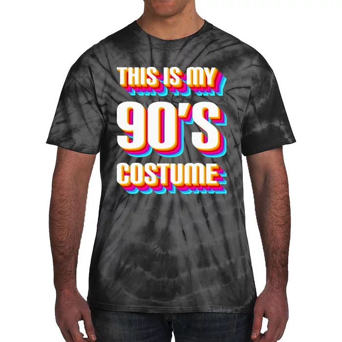 This is my 90's Costume Nineties Party Dress Retro Tie-Dye T-Shirt