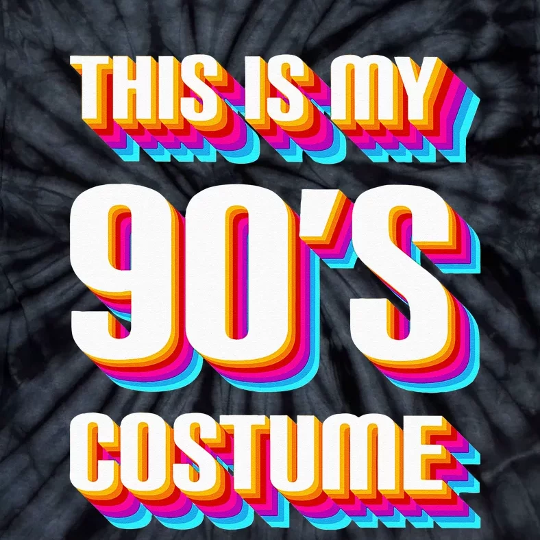 This is my 90's Costume Nineties Party Dress Retro Tie-Dye T-Shirt