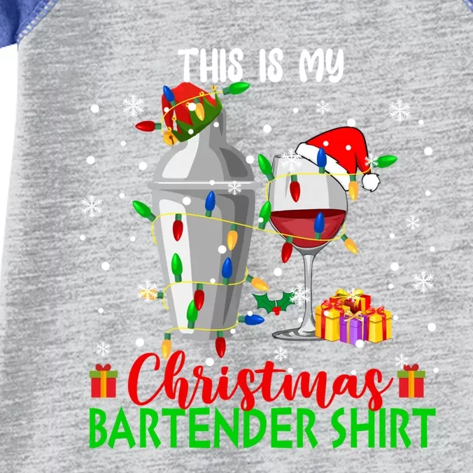 This Is My Xmas Bartender Cool Gift Santa Bartender Tools Gift Infant Baby Jersey Bodysuit