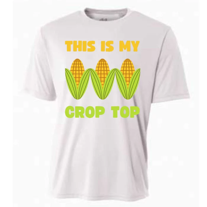 THIS IS MY CROP TOP CORN CROP TOP Cooling Performance Crew T-Shirt