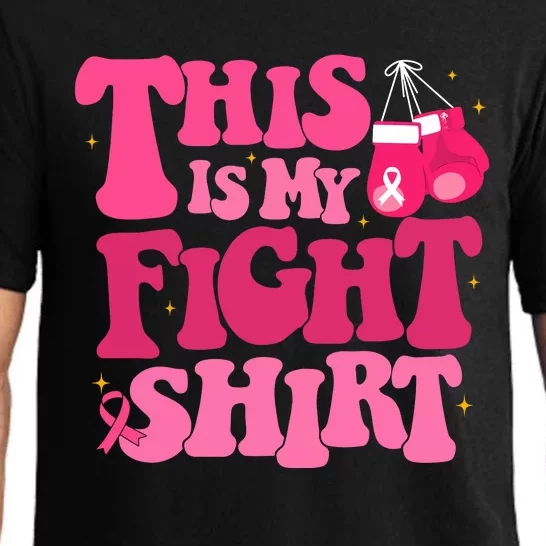 This Is My Fight Breast Cancer Ribbon Support Pajama Set