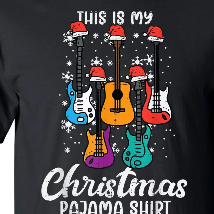 This Is My Christmas Shirt Guitar Xmas Music  Wo Kid Tall T-Shirt