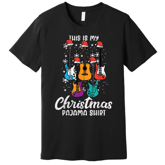 This Is My Christmas Shirt Guitar Xmas Music  Wo Kid Premium T-Shirt