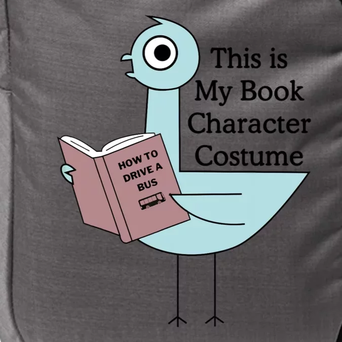 This Is My Book Character Costume Funny Pigeon Reading Impact Tech Backpack