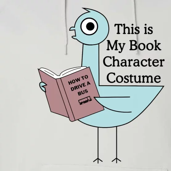 This Is My Book Character Costume Funny Pigeon Reading Performance Fleece Hoodie