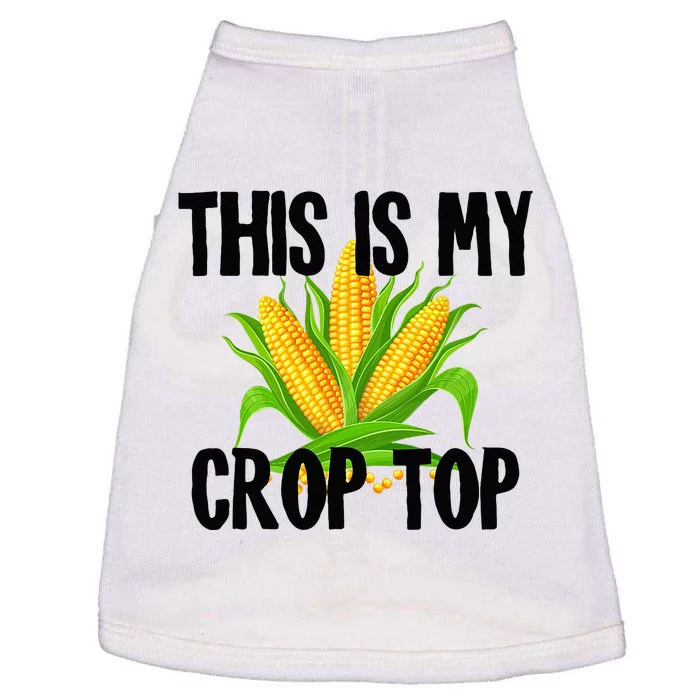 This Is My Crop Top Hilarious Funny Meme Doggie Tank