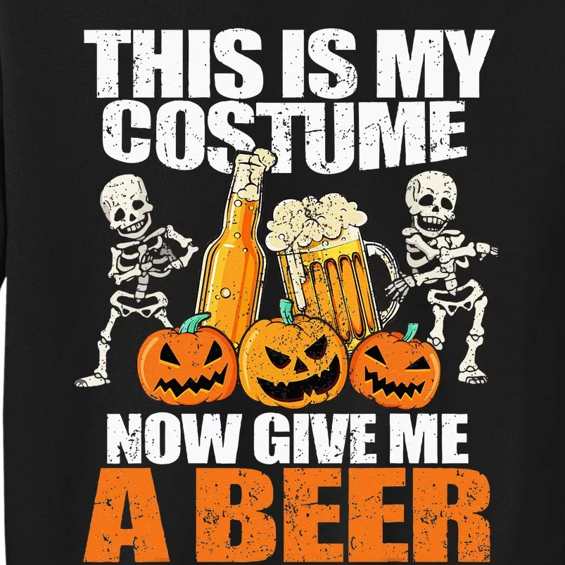 This Is My Costume Skeleton Jack O Lantern Halloween Tall Sweatshirt