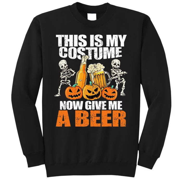 This Is My Costume Skeleton Jack O Lantern Halloween Tall Sweatshirt