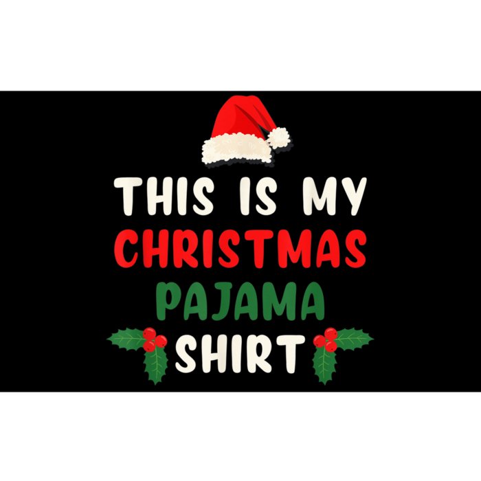 This Is My Christmas Pajama Shirt Xmas Morning PJs Bumper Sticker