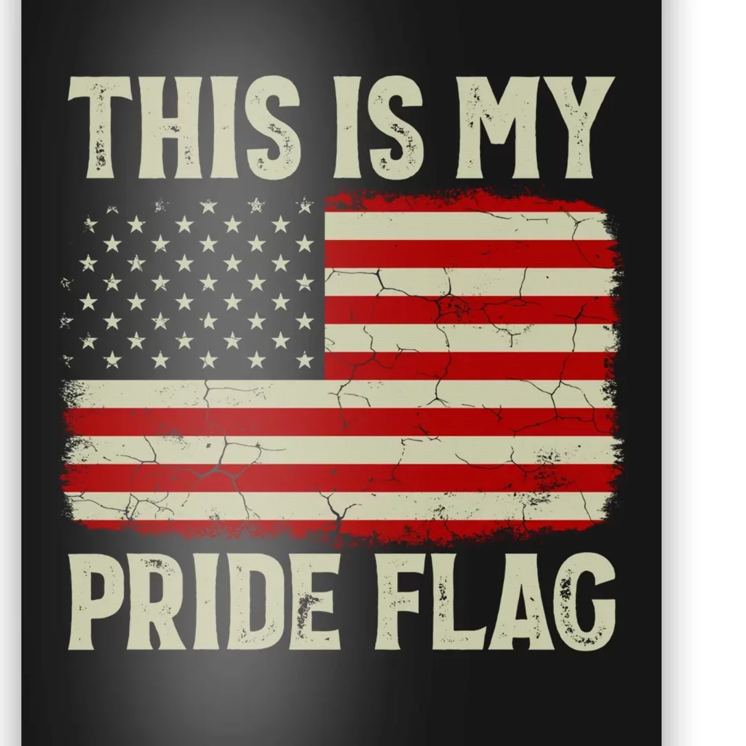 USA American Flag Patriotic Baseball 4th Of July Poster