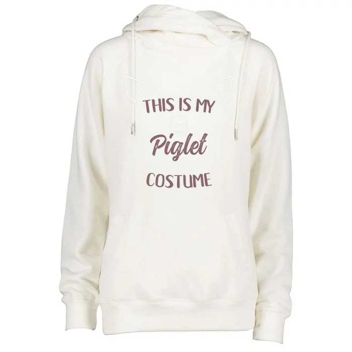 This Is My Piglet Halloween Costume Womens Funnel Neck Pullover Hood