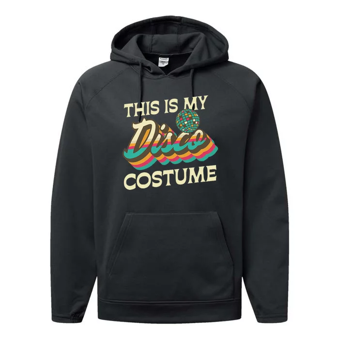 This Is My Disco Costume 70s 80s Retro Disco Party Performance Fleece Hoodie