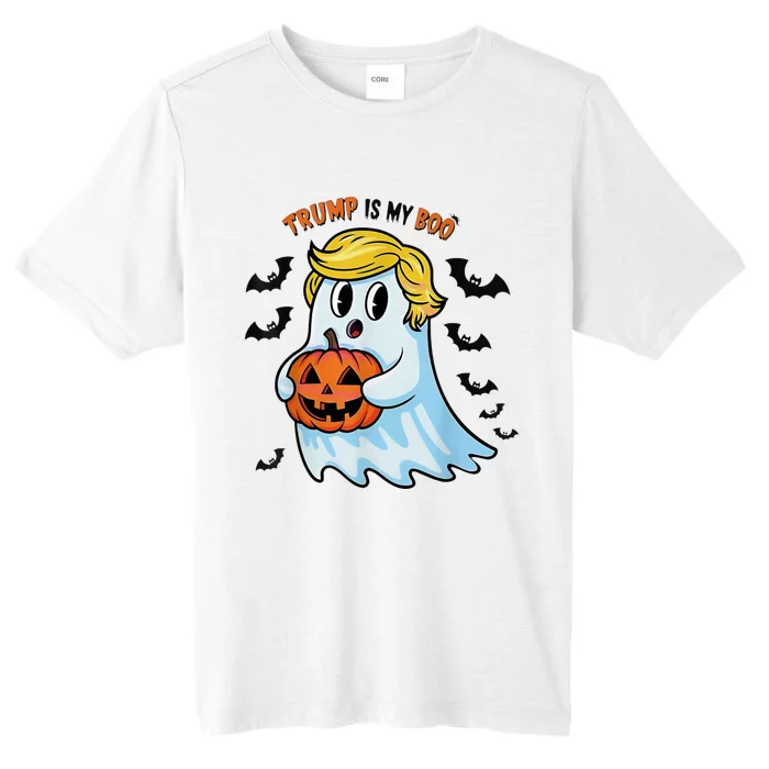 Trump Is My Boo Trump 2024 Hair Funny Ghost Vote Trump 2024 ChromaSoft Performance T-Shirt