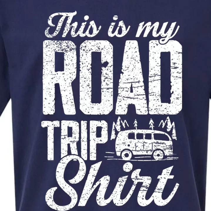 This Is My Road Trip Gift For Family Vacation Gift Sueded Cloud Jersey T-Shirt