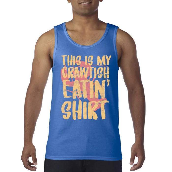 This Is My Crawfish Eatin Cute Gift Boil Season Gift Tank Top