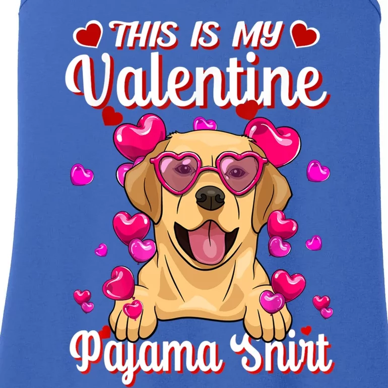 This Is My Valentine Pajama Meaningful Gift Labrador Lovers Great Gift Ladies Essential Tank