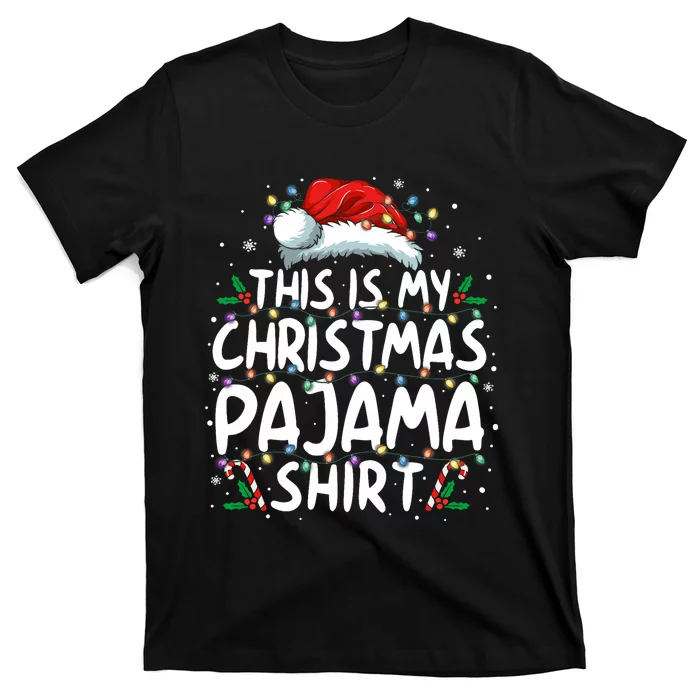 This Is My Christmas Pajama Funny Xmas Pjs T-Shirt