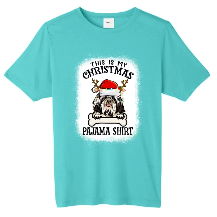 This Is My Christmas Shih Tzu Dog Pajama Merry Xmas Cute Gift ChromaSoft Performance T-Shirt