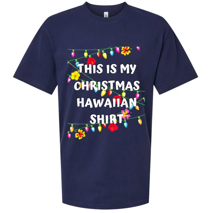 This Is My Christmas Hawaiian Shirt Christmas Hawaiian Sueded Cloud Jersey T-Shirt