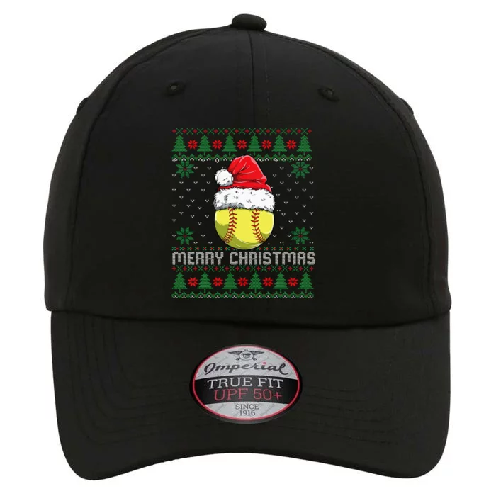 This Is My Christmas Pjamama Softball With Santa Hat Xmas The Original Performance Cap