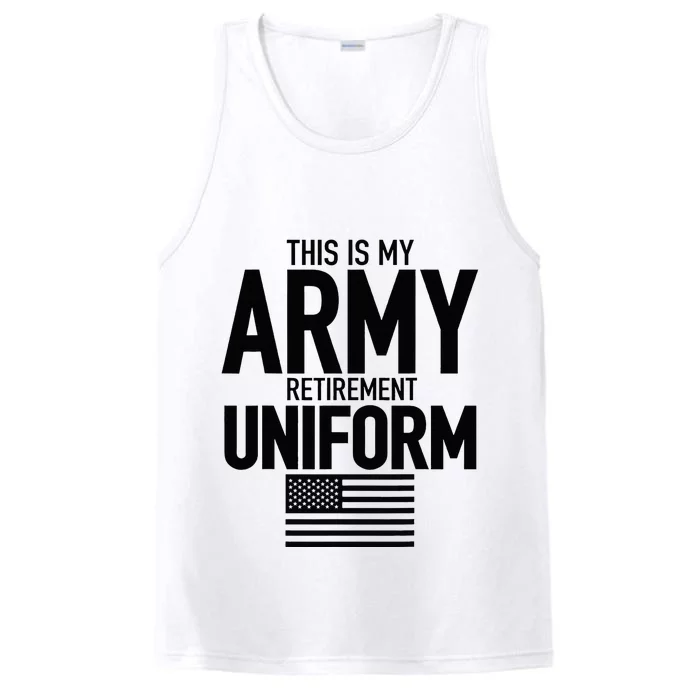 This Is My Army Retirement Uniform Retired Military Performance Tank