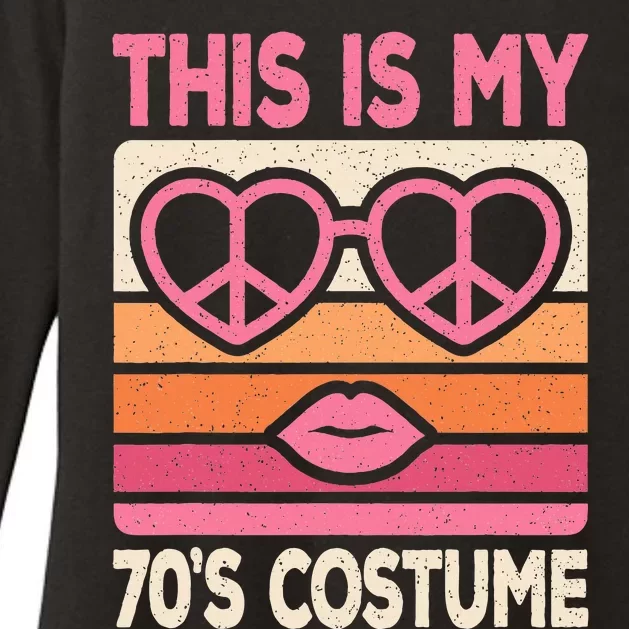 This Is My 70s Costume 70s Disco Party 70s Outfit Womens CVC Long Sleeve Shirt