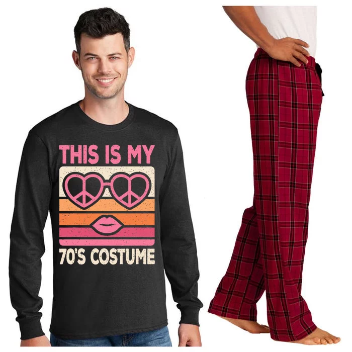 This Is My 70s Costume 70s Disco Party 70s Outfit Long Sleeve Pajama Set