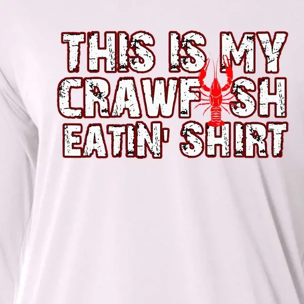 This Is My Crawfish Eating New Orleans Cooling Performance Long Sleeve Crew