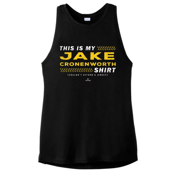 This Is My Jake Cronenworth Jake Cronenworth San Diego Ladies Tri-Blend Wicking Tank