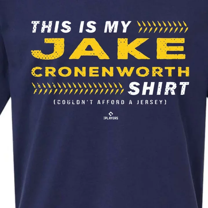 This Is My Jake Cronenworth Jake Cronenworth San Diego Sueded Cloud Jersey T-Shirt