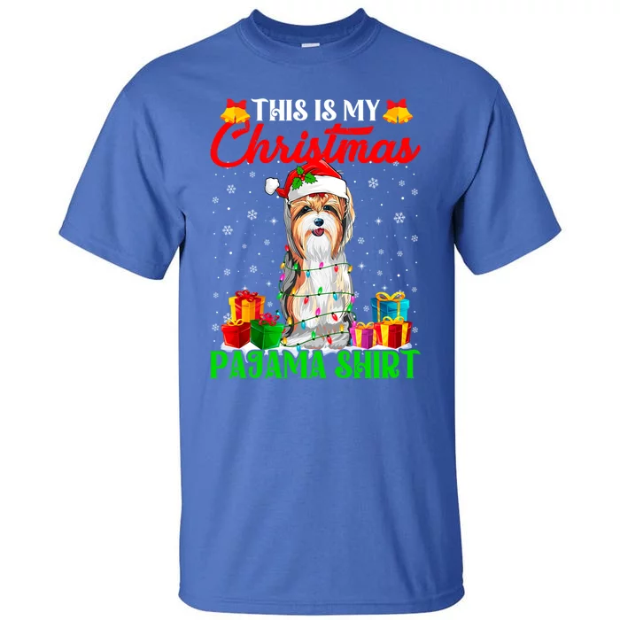 This Is My Christmas Pajama Yorkshire Terrier Dog Xmas Gift Tall T-Shirt